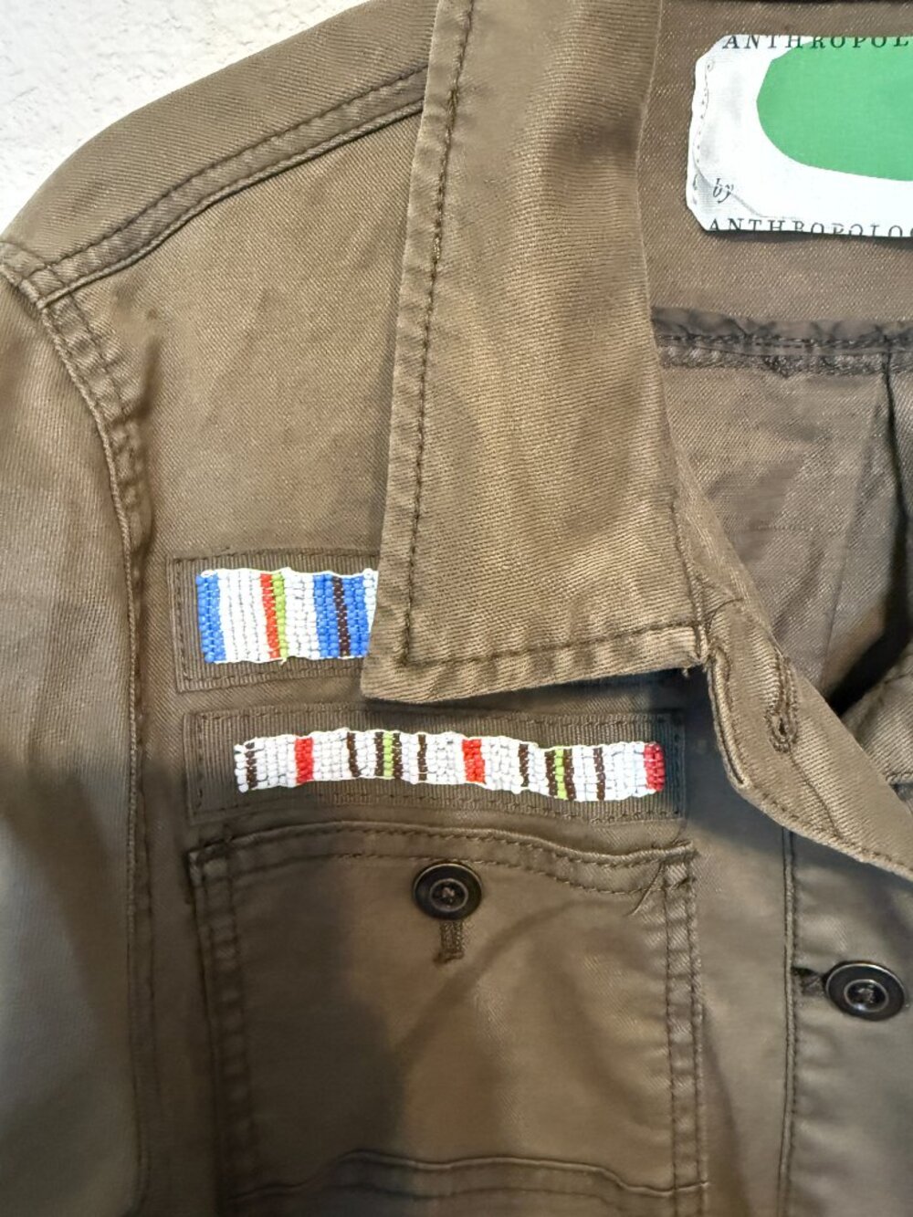 Anthropologie Peplum Military Jacket - Picture 6 of 8